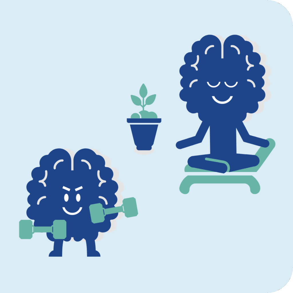 Growth Mindset mit Balance zwischen Anstrengung und Erholung – sinnbildlich für Growth Mindset ohne Burnout